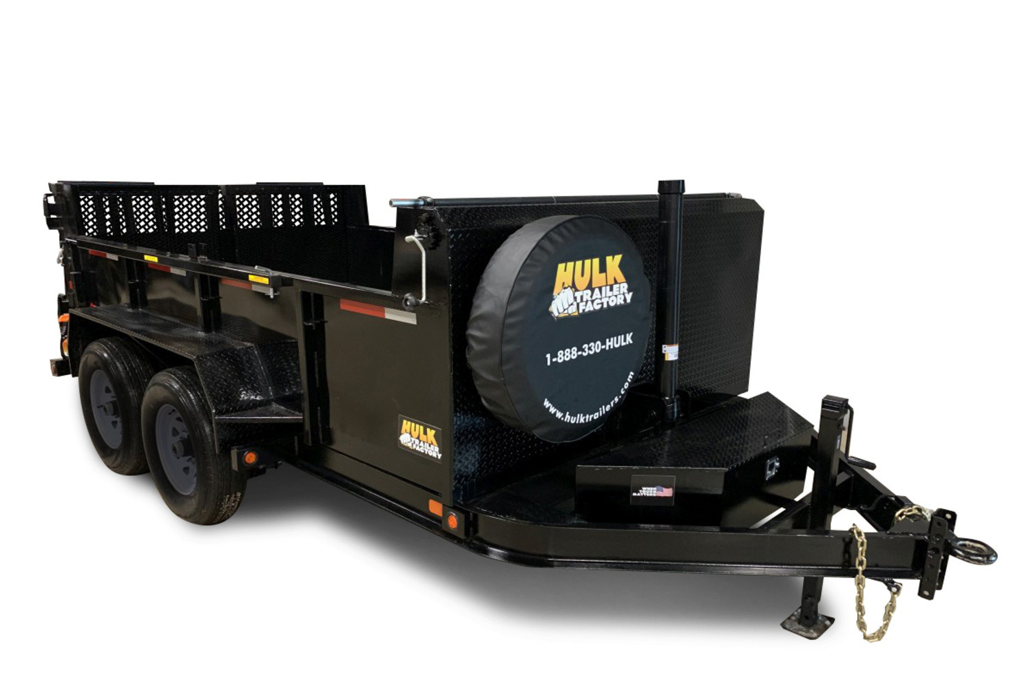 Hulk 12,000# GVWR Ultra Low Pro Dump Trailer