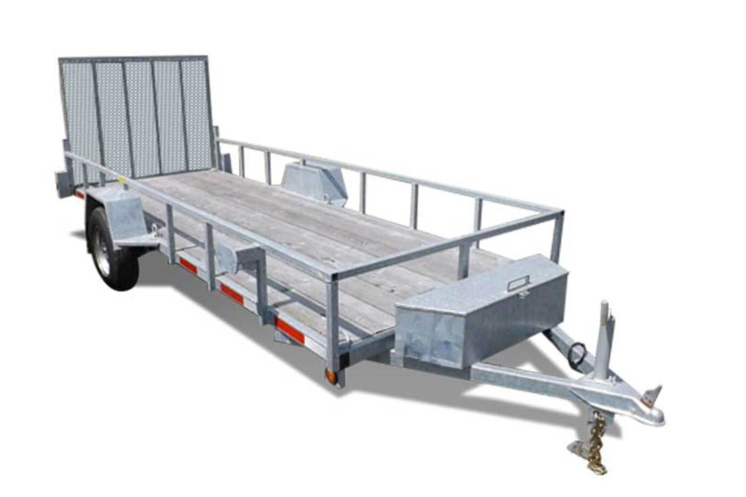 Galvanized Hulk 15' ATV Utility Trailer
